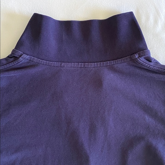 Lilly Pulitzer Sweetie Polo Long Sleeve Navy with grosgrain ribbon size Medium - Picture 10 of 14